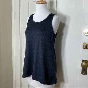Columbia Purple Teal Speckled Ribbed Tank Top
